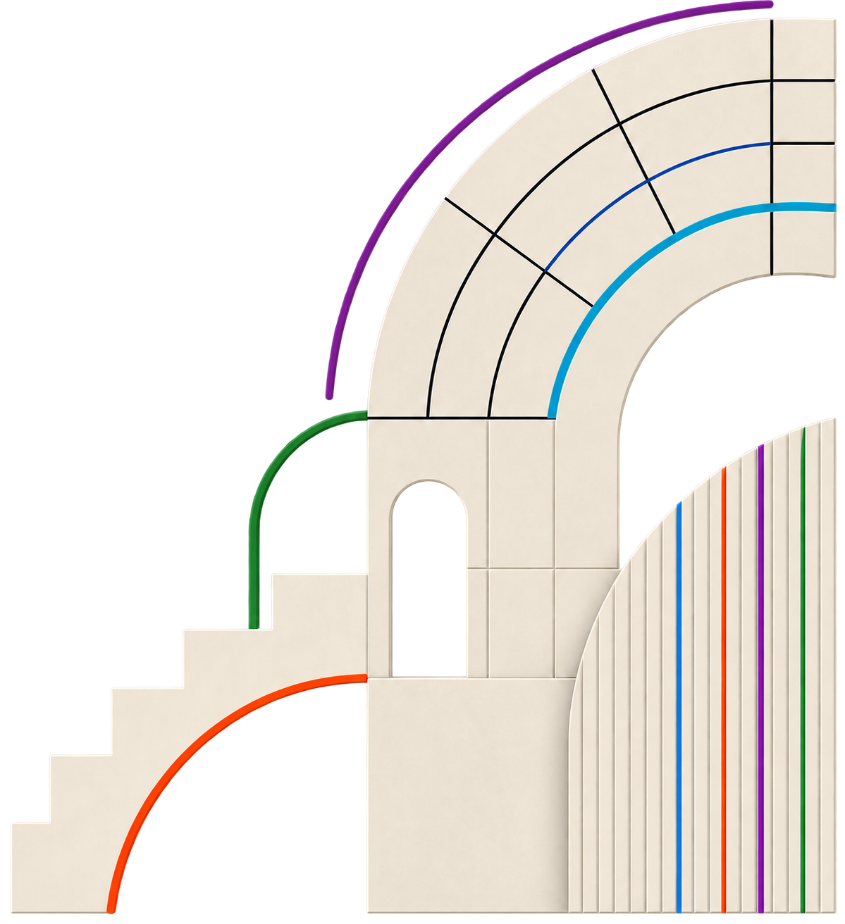 Ilustrim arkitektonik i ndërtimit dhe renovimit